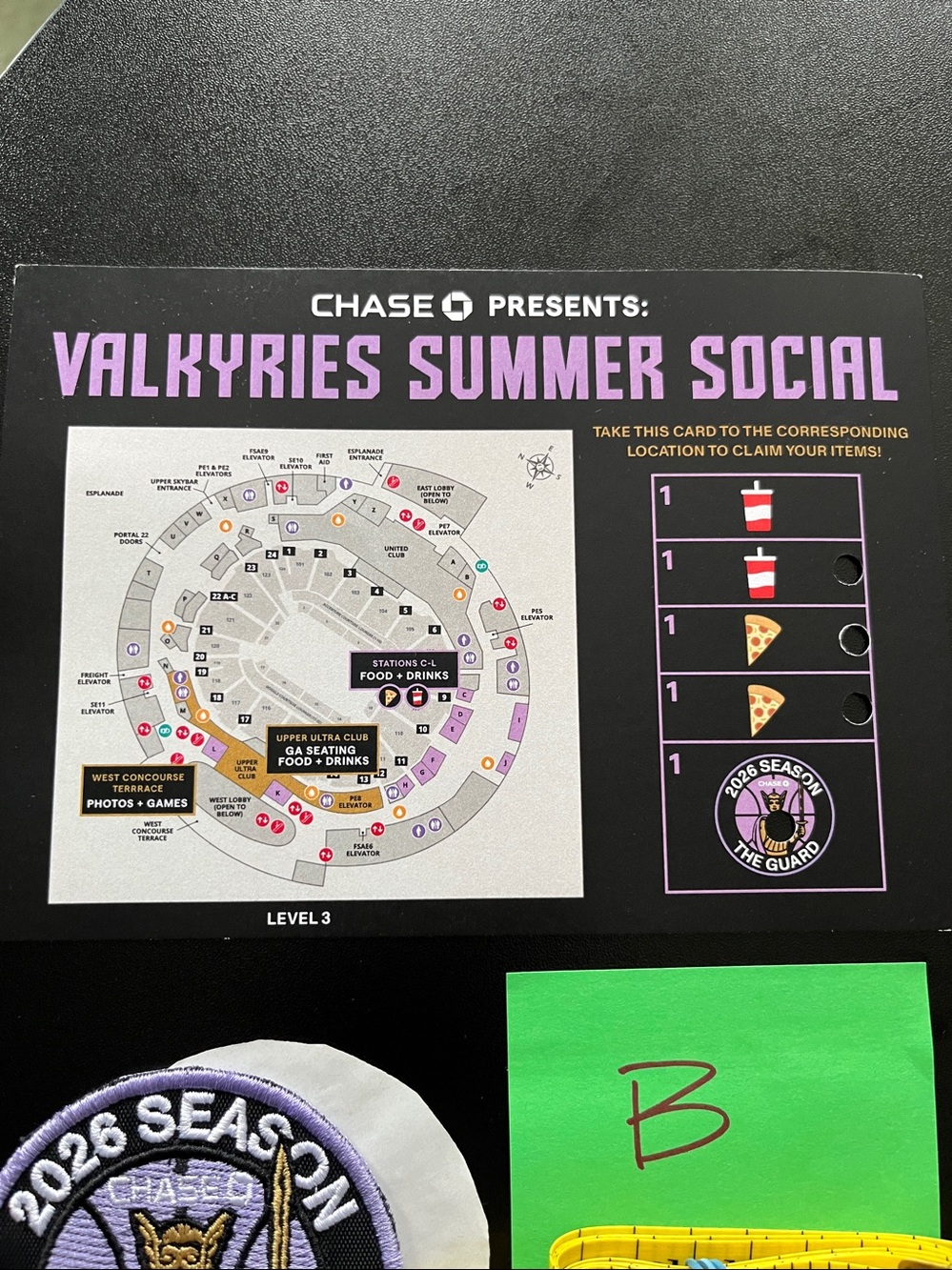 Golden State Valkyries Patch, 8/7/26 Summer Social Giveaway, NEW. (Bundle B) - Picture 8 of 8